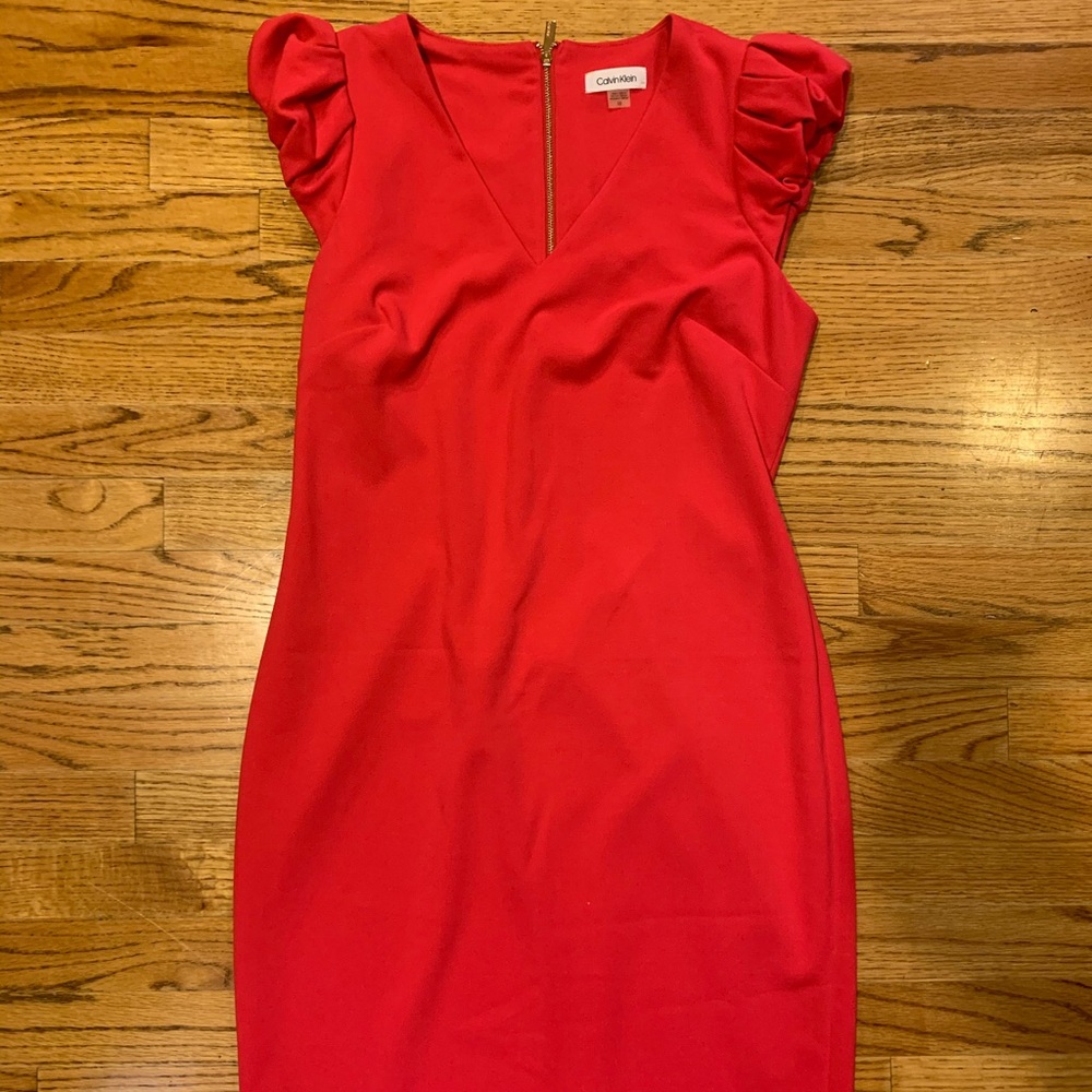 Calvin Klein women’s dress hot pink size 10 NWOT